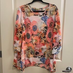 Jade Multicolor Floral Blouse